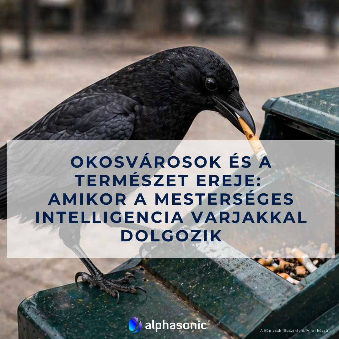 Okosvárosok és a természet ereje: Amikor a mesterséges intelligencia varjakkal dolgozik