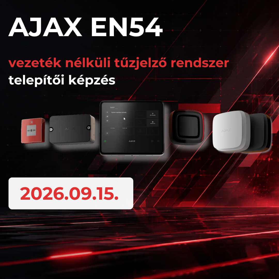Ajax EN54 oktatás (2026.09.15.)